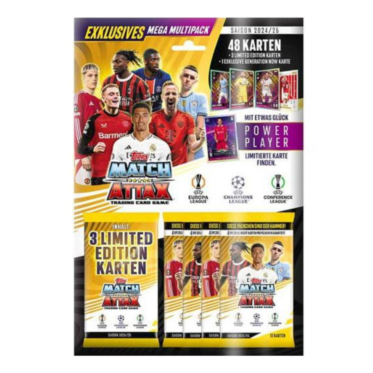 Topps UCC Champions League Match Attax 2024/25 - Power Player Multipack