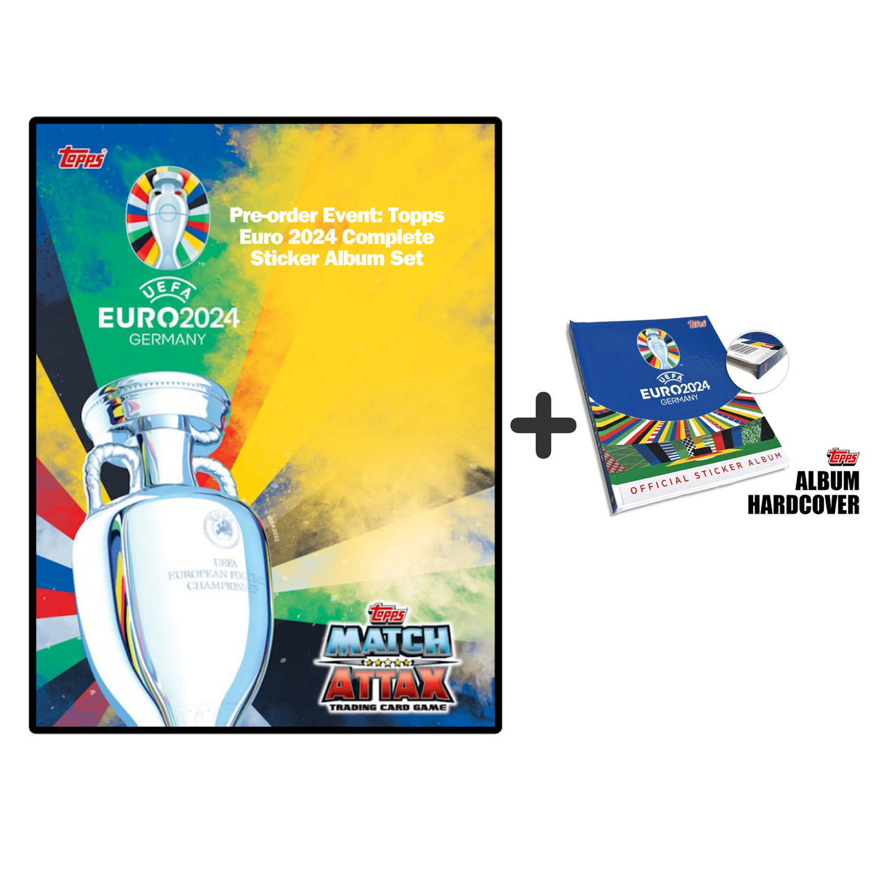 Pre-order Event: Topps Euro 2024 Complete Sticker Album Set +