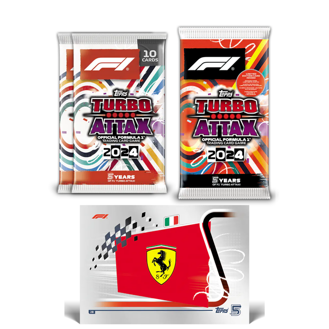 Topps F1 Turbo Attax 2024 Value Box - 31 Kaarten, Inclusief 1 Limited Edition