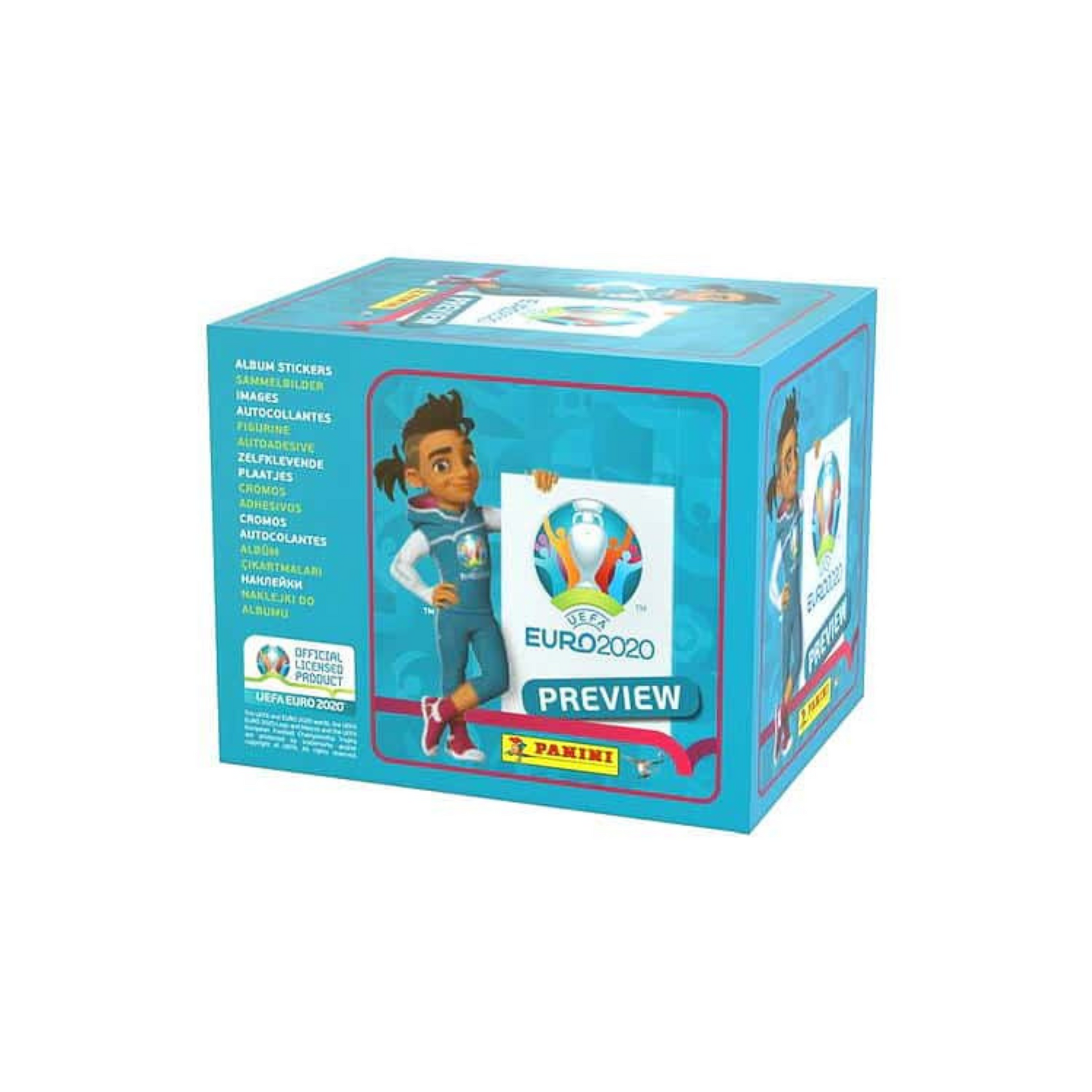 Panini EURO 2020 Preview Cromos - Box van 60 Zakjes 300 Stickers Verzamelaarseditie