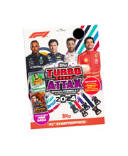 Topps F1 Turbo Attax 2024 Starter Pack - 20 Kaarten, Inclusief Verstappen en Piastri Limited Editions