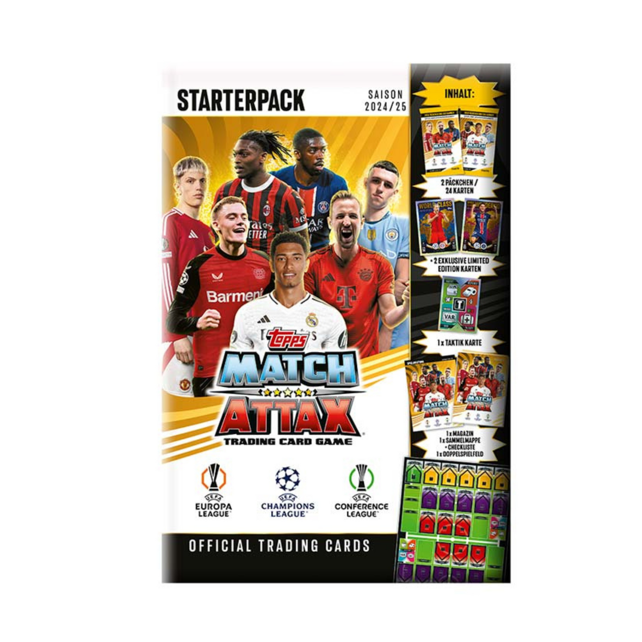 Topps Match Attax UEFA Champions League TC 2024/2025 – STARTER SET DE versie