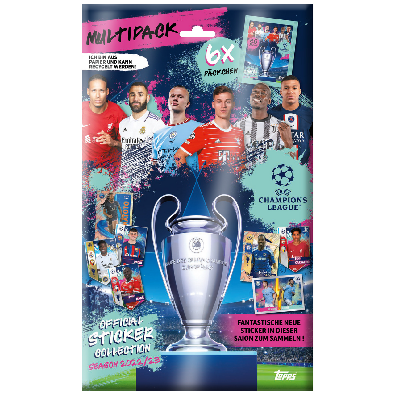 Topps UEFA Champions League 2022/2023 Sticker – MULTIPACK