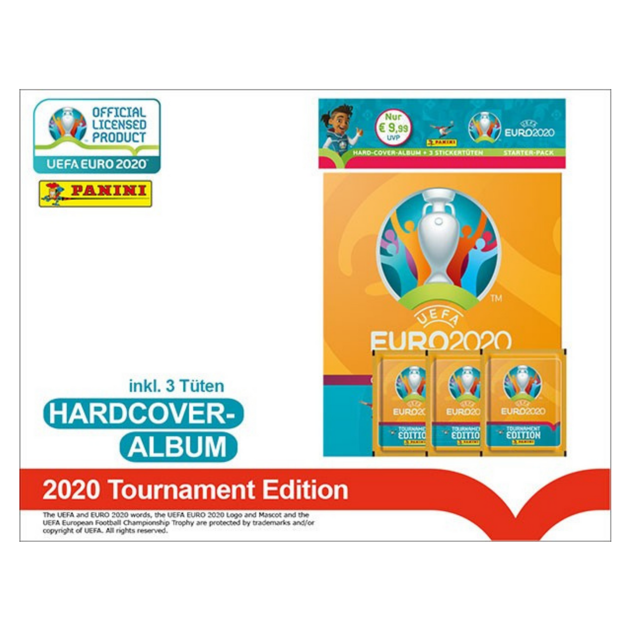 UEFA EURO 2020 Sticker Tournament Edition – Hardcover Album Starter Pack