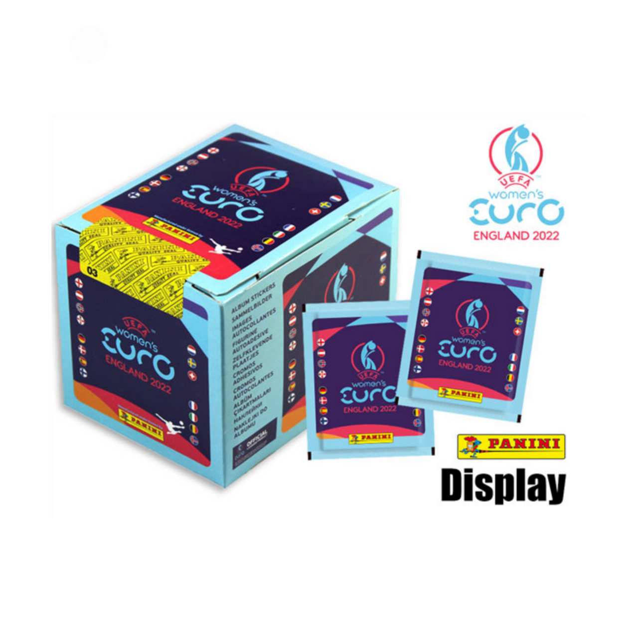 Panini 2022 UEFA Women's EURO - Sealed Sticker Box with 36 packs